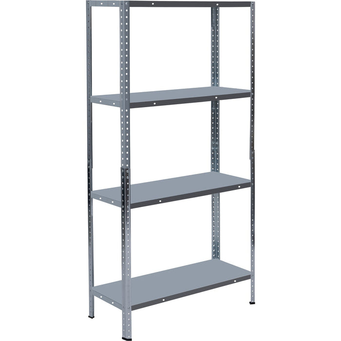 Galvanized Steel Shelving Unit 4-Tier 320kg Capacity (80kg per shelf) 900x400x1800mm |  KFT20 Makfry