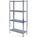 Galvanized Steel Shelving Unit 4-Tier 120kg Capacity (30kg per shelf) 670x260x1270mm |  KFT26 Makfry