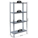 Galvanized Steel Shelving Unit 4-Tier 120kg Capacity (30kg per shelf) 670x260x1270mm |  KFT26 Makfry