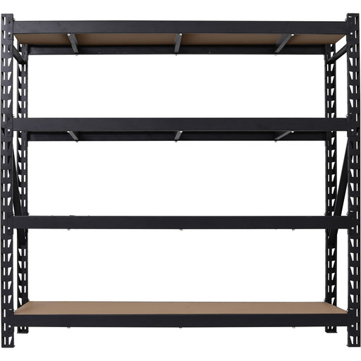 Industrial 4-Tier Heavy-Duty Shelving Unit 2500kg Capacity (625kg per shelf) 1830x540x1830mm |  KIT600 Makfry