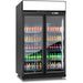Commercial Display Refrigerator With Double Glass Door &Amp; Canopy 1000 Litres Black | Klg1253 Makfry