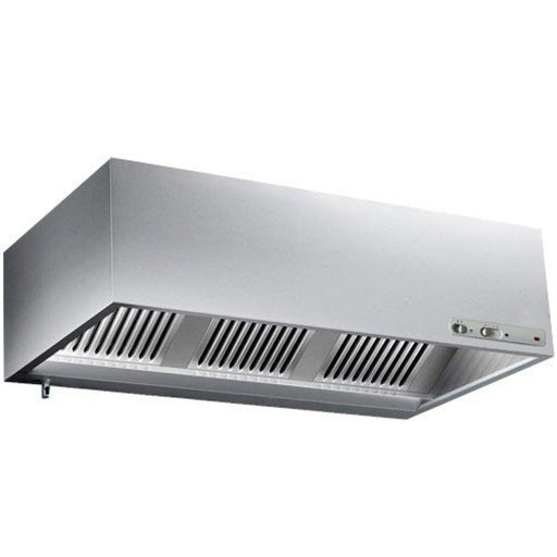 Box Wall Type Extraction Canopy With Filter &Amp; Fan &Amp; Lights &Amp; Speed Control 1200x900x450mm | Thwpr129 Makfry