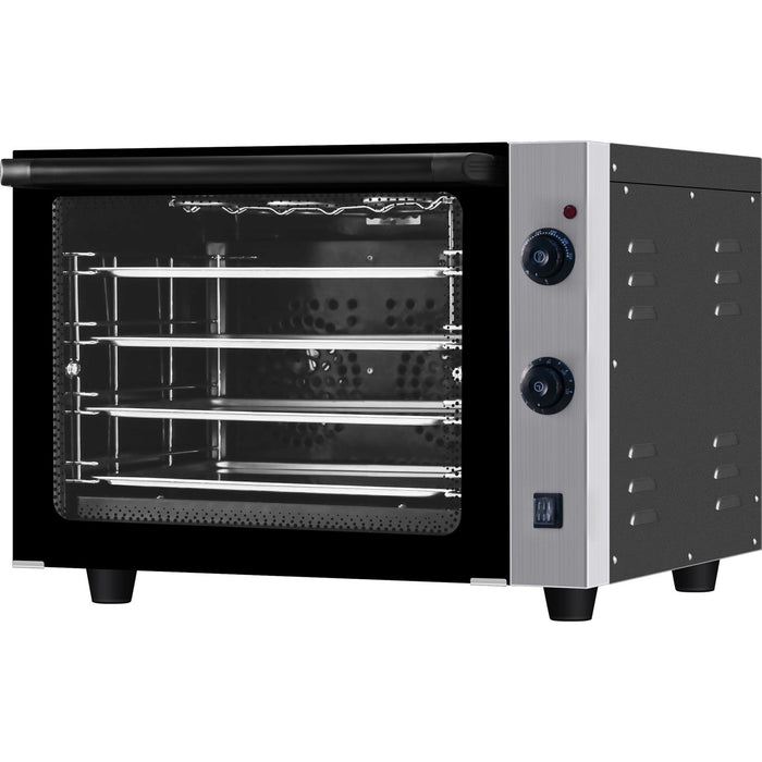 B Grade Commercial Electric Convection Oven 4 Trays 440x320mm Double Fan Manual Controls | Kngec01 C01 B Grade Makfry