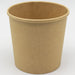 500pcs Kraft Soup Bowl 24oz/709ml PE |  KSB24OZ Makfry
