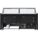 Serve Over Deli Counter Black Front Straight Glass Front Width 1955mm | Bluel108 Makfry