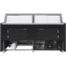 Serve Over Deli Counter Black Front Straight Glass Front Width 1580mm | Bluel106 Makfry