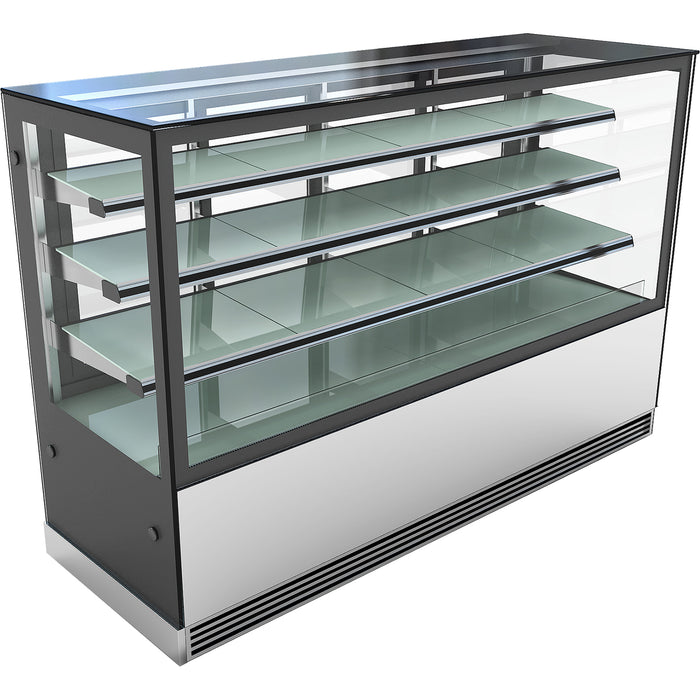 B GRADE Cake counter 1800x730x1300mm 3 shelves LED |  GN1800RF3 B GRADE