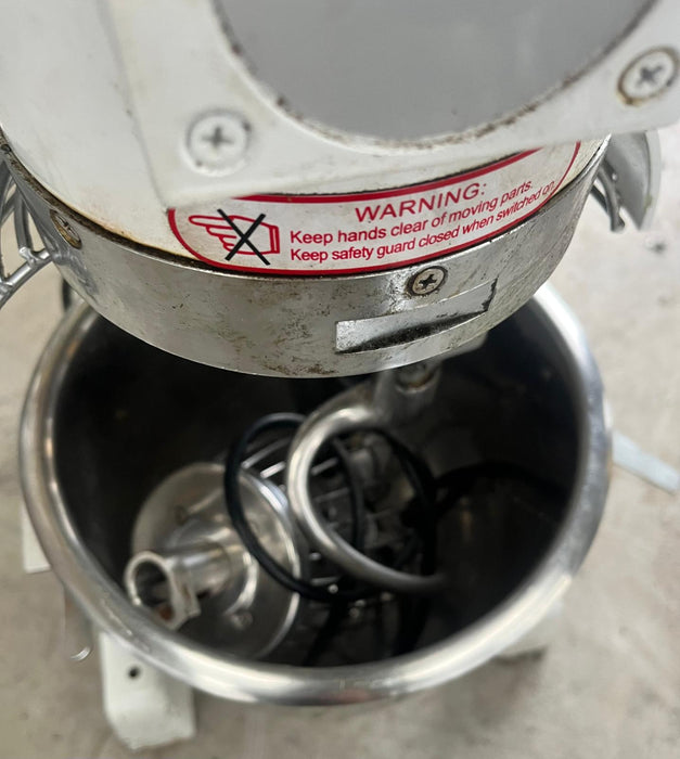KUKoo 10623 Commercial Planetary 10L Food Mixer/Spiral Mixer - White_Refurbished Canmac Catering Equipment