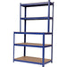 Professional Steel Workbench with 5-Tier Shelf Rack 625kg Max Load 1100x540x1400mm |  KWT33P Makfry