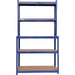 Professional Steel Workbench with 5-Tier Shelf Rack 625kg Max Load 1100x540x1400mm |  KWT33P Makfry