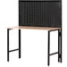 Professional Steel Workbench with Pegboard 150kg Table Load 25kg Pegboard Load 1220x660x1460mm |  KWT1220 Makfry