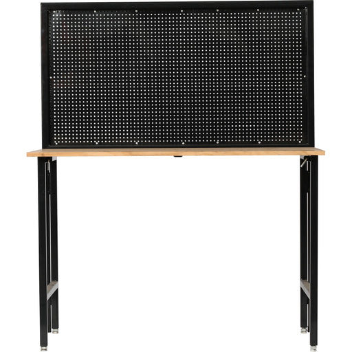 Professional Steel Workbench with Pegboard 150kg Table Load 25kg Pegboard Load 1220x660x1460mm |  KWT1220 Makfry