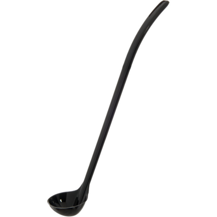 0.75oz Catering Serving Ladle Black Polycarbonate|  LADLEPC85