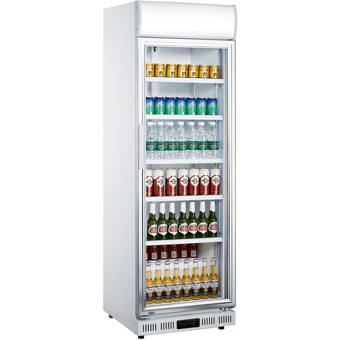 B GRADE Commercial Drink cooler 352 litres Fan assisted cooling Hinged door  |  LG352DF B GRADE