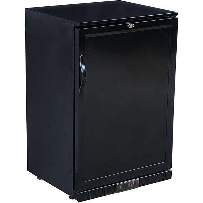 Back Bar Bottle Cooler Solid hinged door 142 litres |  LG138M