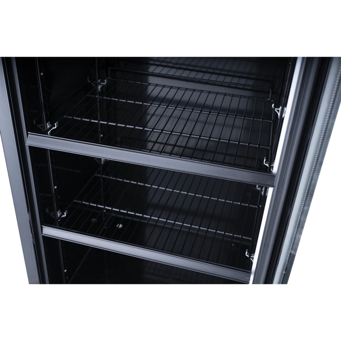 Commercial Drink cooler Upright 352 litres Dynamic cooling Hinged glass door Black |  LG352DFBLACK