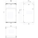 Commercial Rubbish Bin Cabinet &Amp; Tray Shelf 'Thank You' Black | Gslj006 B Makfry