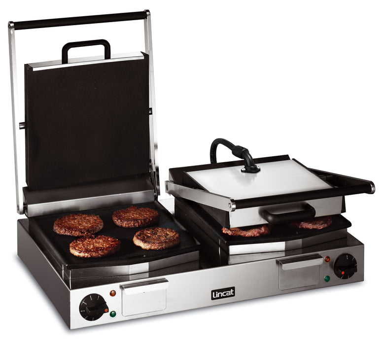 Lynx Electric Counter-top Twin Contact Grill - Smooth Upper & Lower Plates - W 623 mm - 4.5 kW