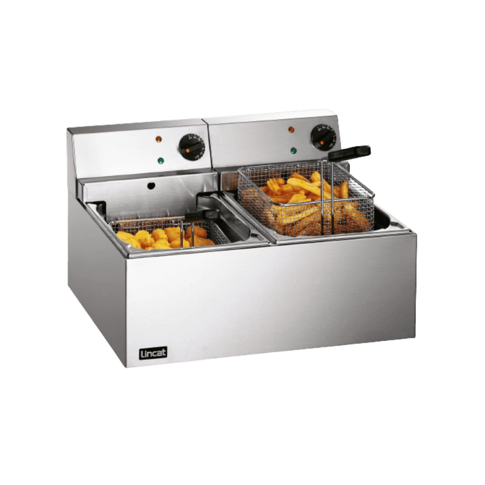 LINCAT Twin Tank Twin Basket Countertop Electric Fryer LDF2