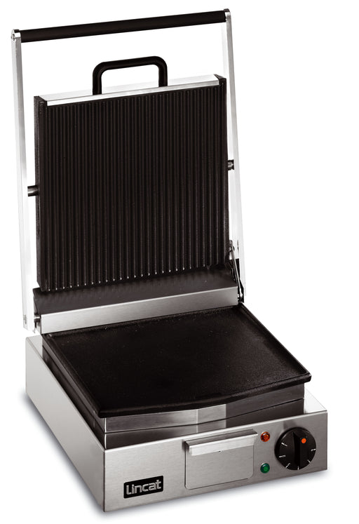 Lynx Electric Counter-top Single Ribbed Grill - Ribbed Upper & Smooth Lower Plates - W 310 mm - 2.25 kW