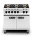 Opus Dual Fuel [Propane Gas] Free-standing Oven Range - 6 Burners - W 900 mm - 40.2 kW