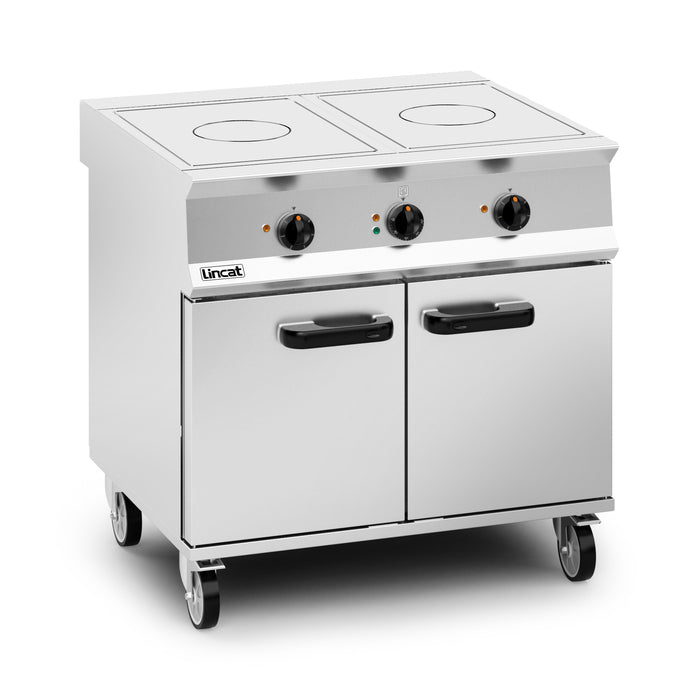 Opus Electric Free-standing Solid Top Oven Range - W 900 mm - 15.4 kW