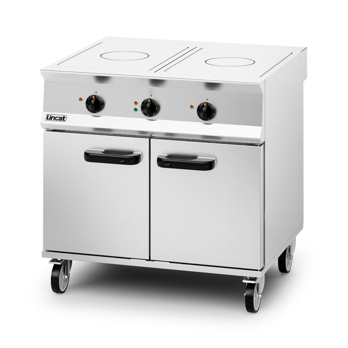 Opus Electric Free-standing Solid Top Oven Range - W 900 mm - 15.4 kW