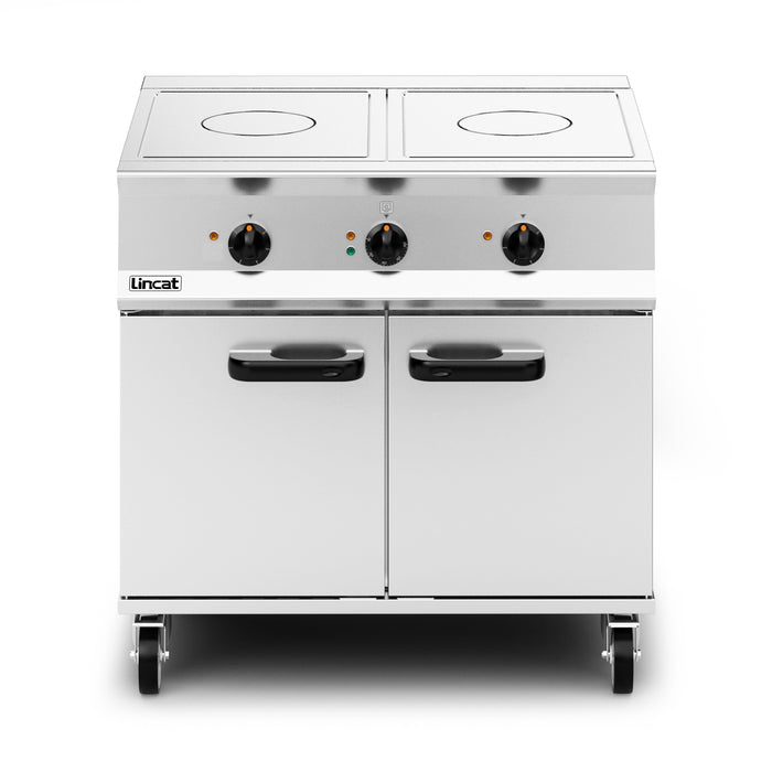 Opus Electric Free-standing Solid Top Oven Range - W 900 mm - 15.4 kW