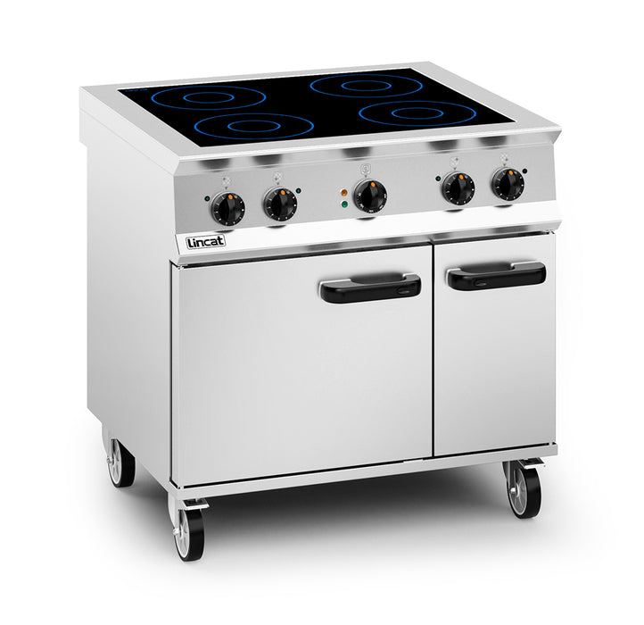 Opus Electric Free-standing Induction Oven Range - W 900 mm - 24.0 kW