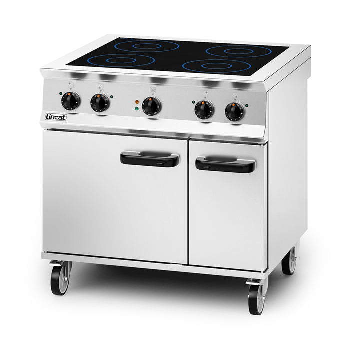 Opus Electric Free-standing Induction Oven Range - W 900 mm - 24.0 kW