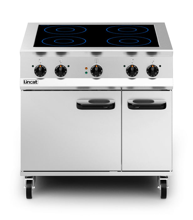 Opus Electric Free-standing Induction Oven Range - W 900 mm - 24.0 kW