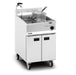 Opus Electric Free-standing Single Tank Fryer with Pumped Filtration - 2 Baskets - W 600 mm - 22.0 kW