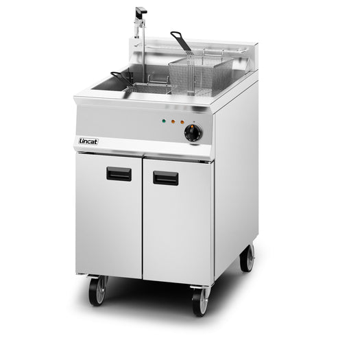 Opus Electric Free-standing Single Tank Fryer with Pumped Filtration - 2 Baskets - W 600 mm - 22.0 kW