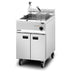 Opus Electric Free-standing Single Tank Fryer with Pumped Filtration - 2 Baskets - W 600 mm - 22.0 kW