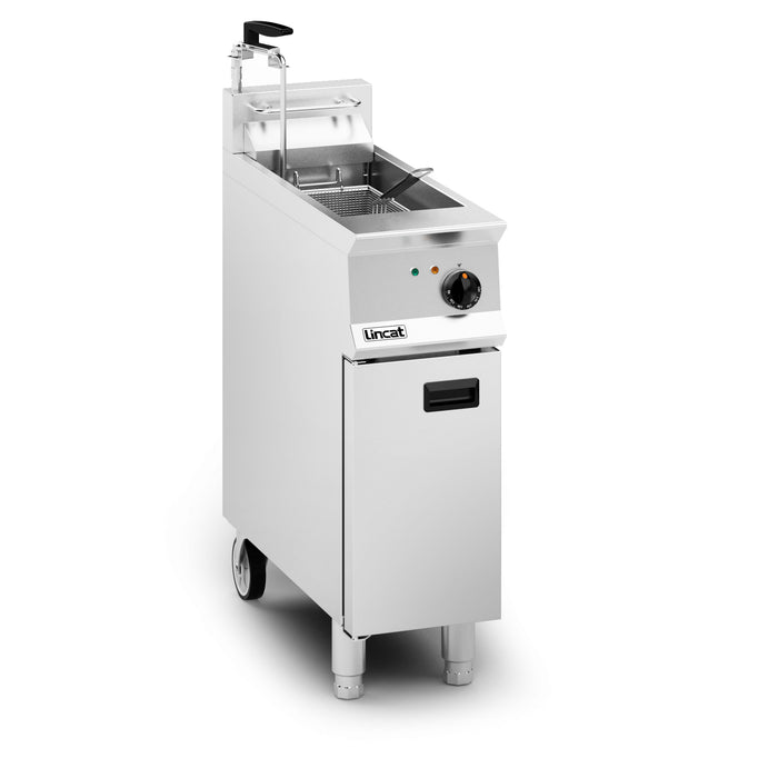Opus Electric Free-standing Single Tank Fryer with Pumped Filtration - 1 Basket - W 300 mm - 12.0 kW