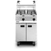 Opus Electric Free-standing Twin Tank Fryer with Pumped Filtration - 2 Baskets - W 600 mm - 24.0 kW