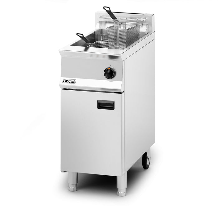 Opus Propane Gas Free-standing Single Tank Fryer - 2 Baskets - W 400 mm - 23.0 kW