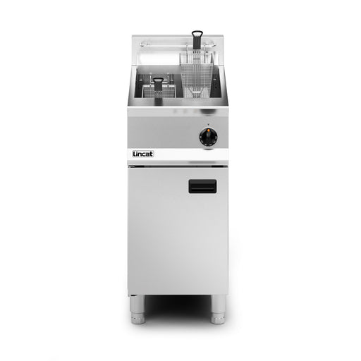 Opus Propane Gas Free-standing Single Tank Fryer - 2 Baskets - W 400 mm - 23.0 kW