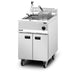 Opus Propane Gas Free-standing Single Tank Fryer with Pumped Filtration - 2 Baskets - W 600 mm - 30.0 kW