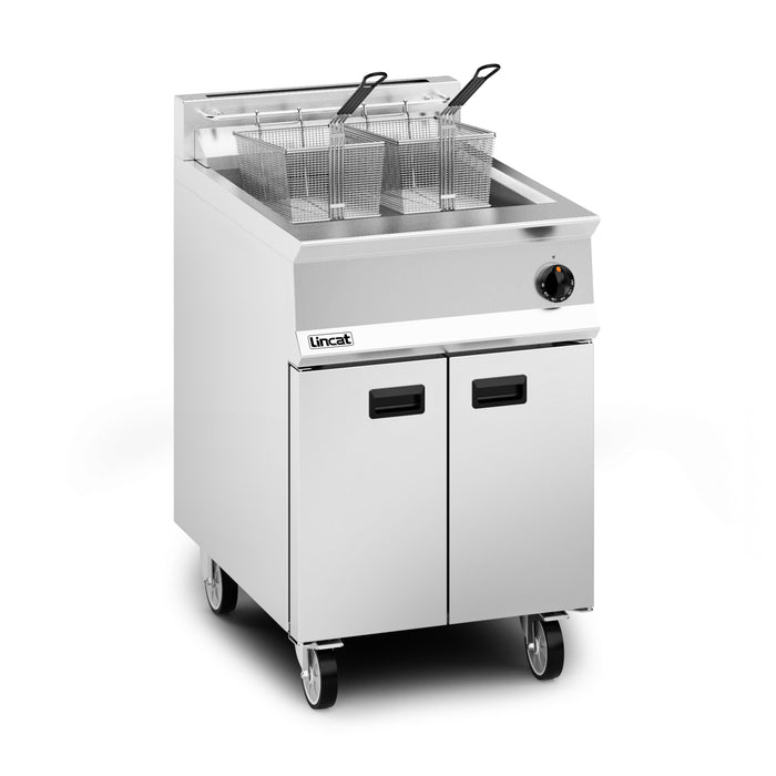 Opus Propane Gas Free-standing Single Tank Fryer - 2 Baskets - W 600 mm - 30.0 kW