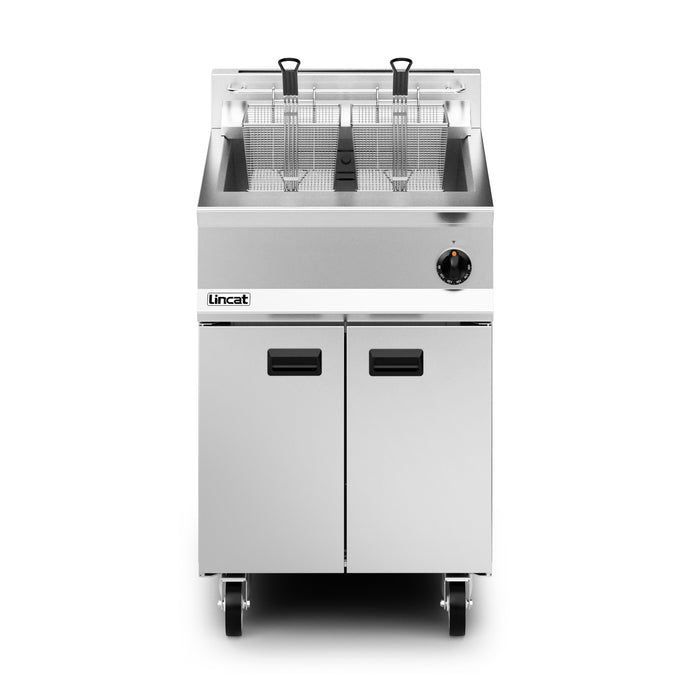 Opus Propane Gas Free-standing Single Tank Fryer - 2 Baskets - W 600 mm - 30.0 kW