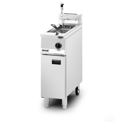 Opus Propane Gas Free-standing Single Tank Fryer with Pumped Filtration - 1 Basket - W 300 mm - 16.0 kW