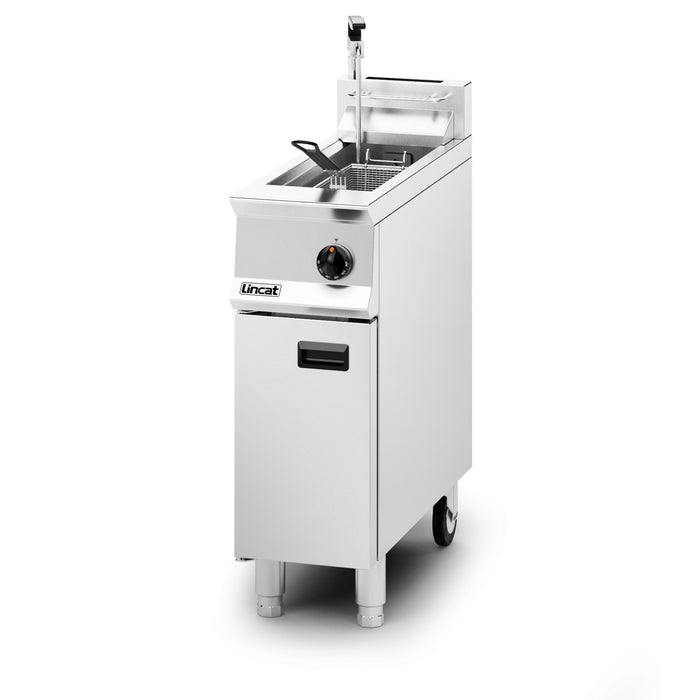 Opus Propane Gas Free-standing Single Tank Fryer with Pumped Filtration - 1 Basket - W 300 mm - 16.0 kW