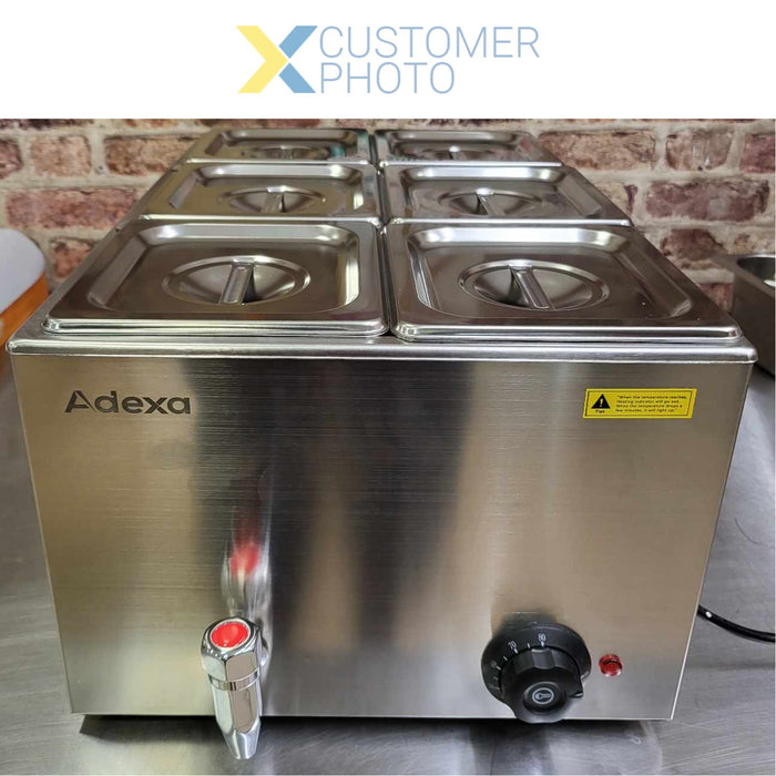 Commercial Bain Marie 6xGN1/6 0.6kW |  M106