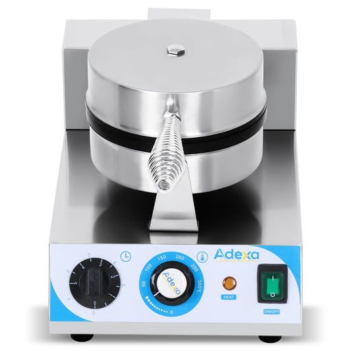 Commercial Premium Waffle maker Single Round |  MARWF1 Makfry