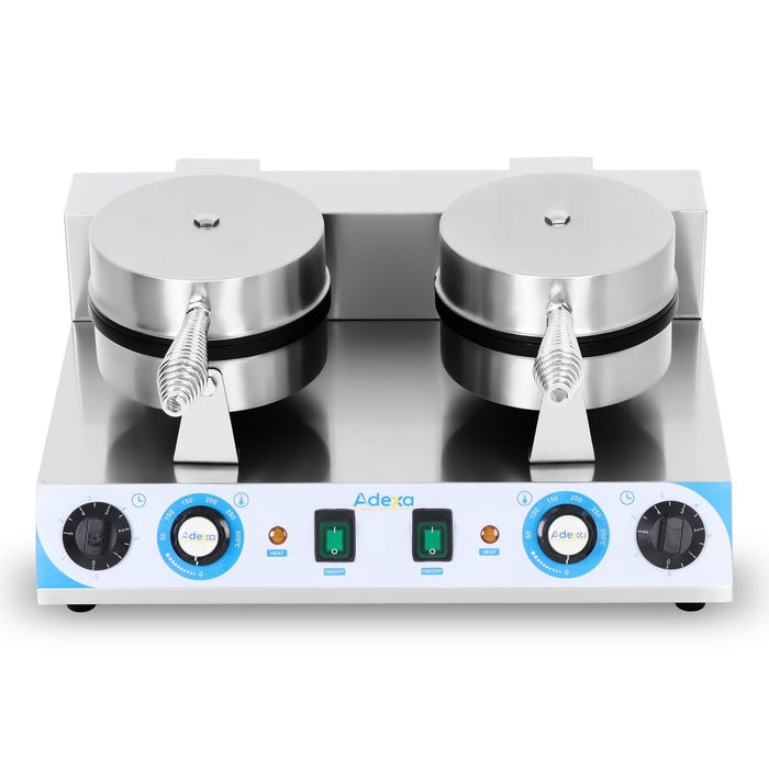 B GRADE Commercial Premium Waffle maker Double Round |  MARWF2 B GRADE Makfry