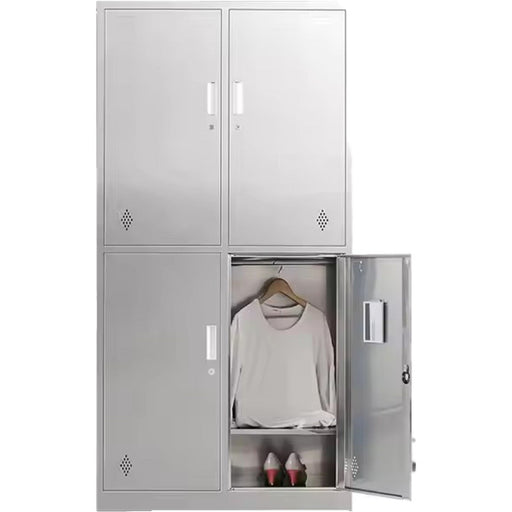 Commercial Stainless Steel Locker 4 Doors 900x420x1800mm |  Mb18090 Ss4 Dl Makfry