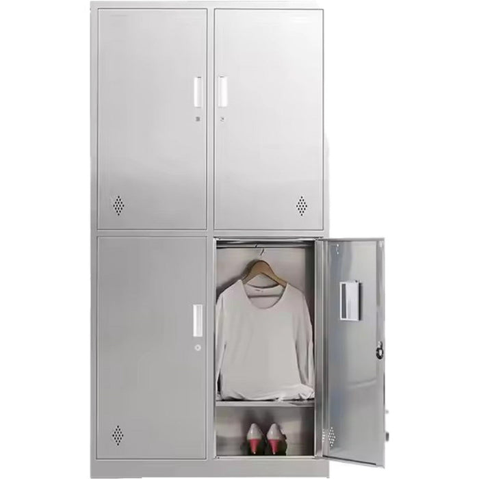 Commercial Stainless Steel Locker 4 Doors 900x420x1800mm |  Mb18090 Ss4 Dl Makfry