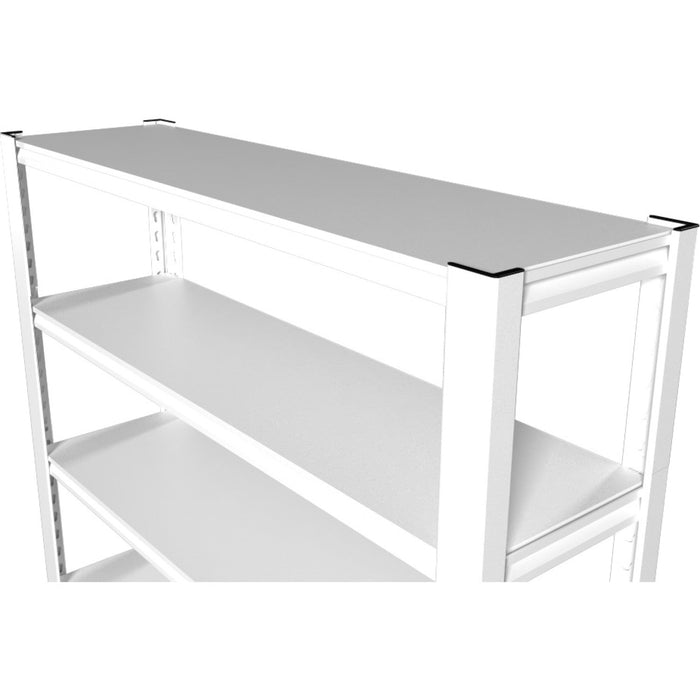 Commercial Shelving Unit 5 Tier 100kg 900x400x1830mm White |  MB18390SR Makfry
