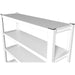 Commercial Shelving Unit 5 Tier 100kg 1500x400x1830mm White |  MB183150SR Makfry